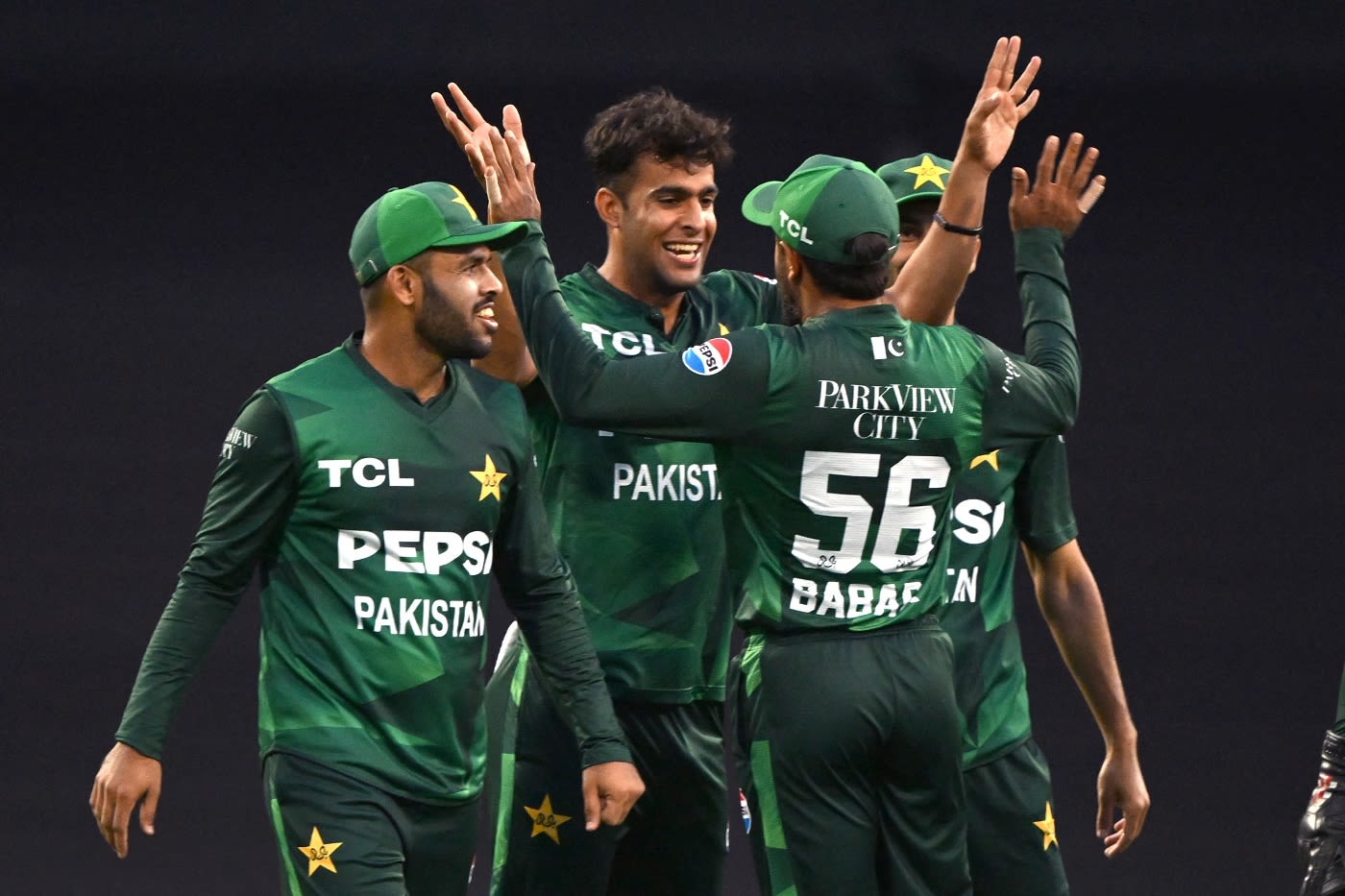 Abbas Afridi cleaned up Matt Short during the match, cricket action pic