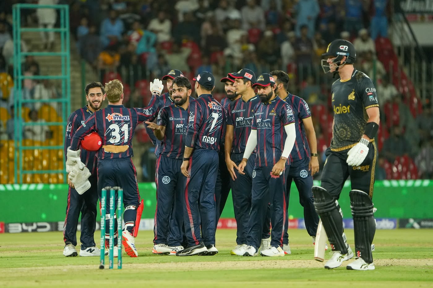 Khushdil Shah finished with 3 for 20, bowling stats hd pics