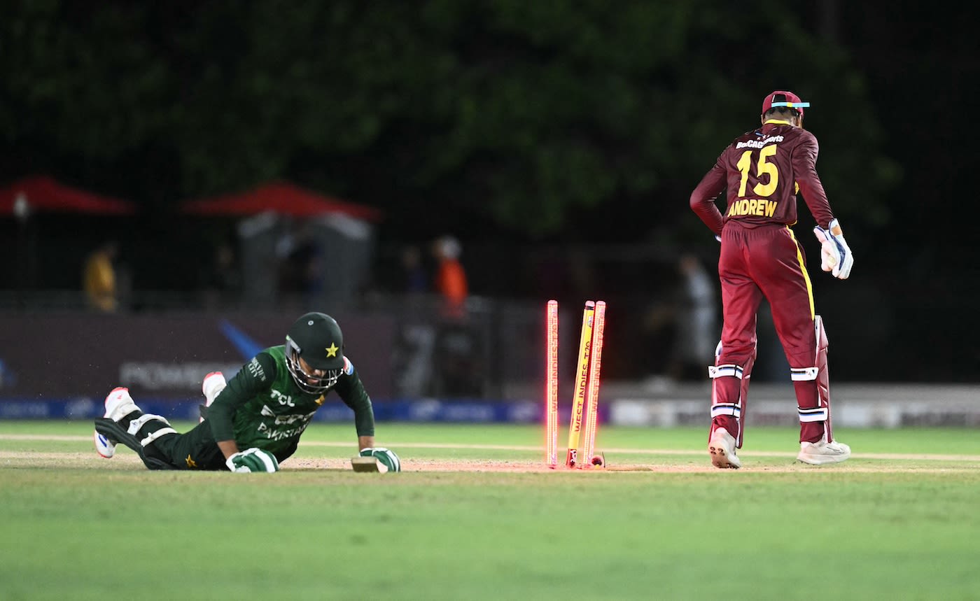 Mohammad Haris is run out, cricket dismissal action hd pics