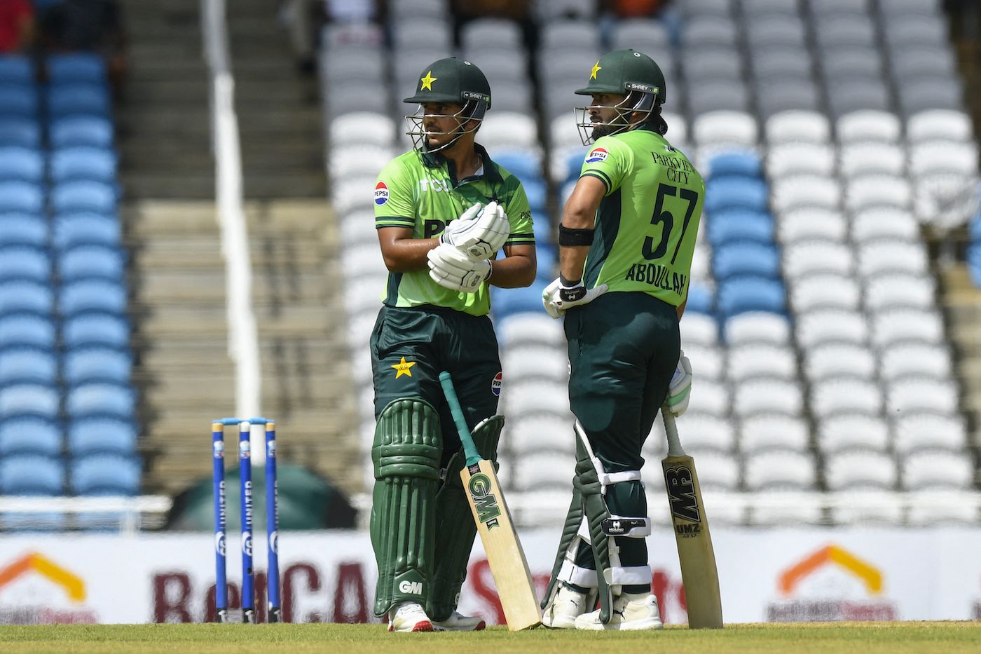 Saim Ayub and Abdullah Shafique added 37 for the opening stand, cricket partnership hd pics