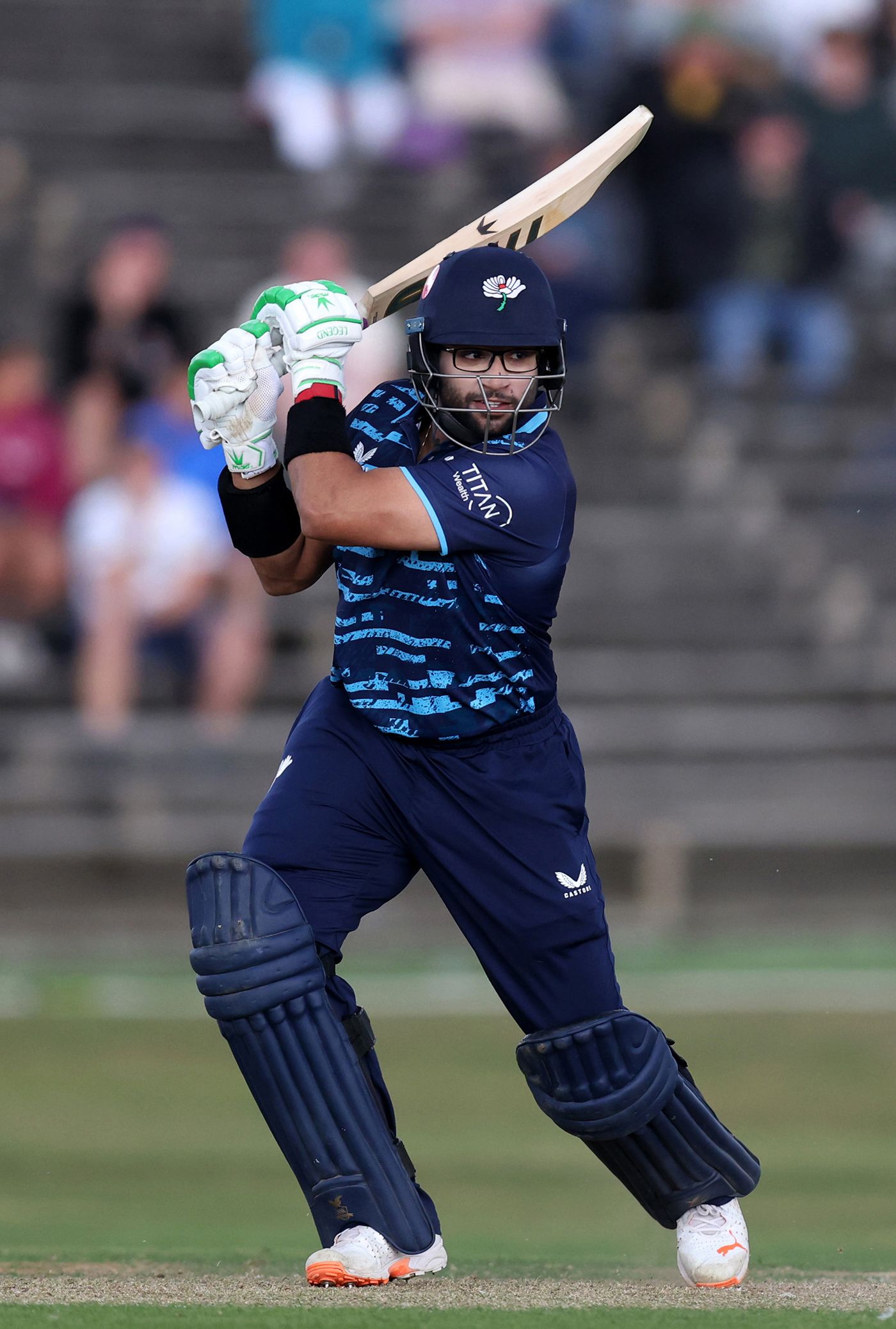 Imam-ul-Haq on his way to another Yorkshire century, batting achievement pic