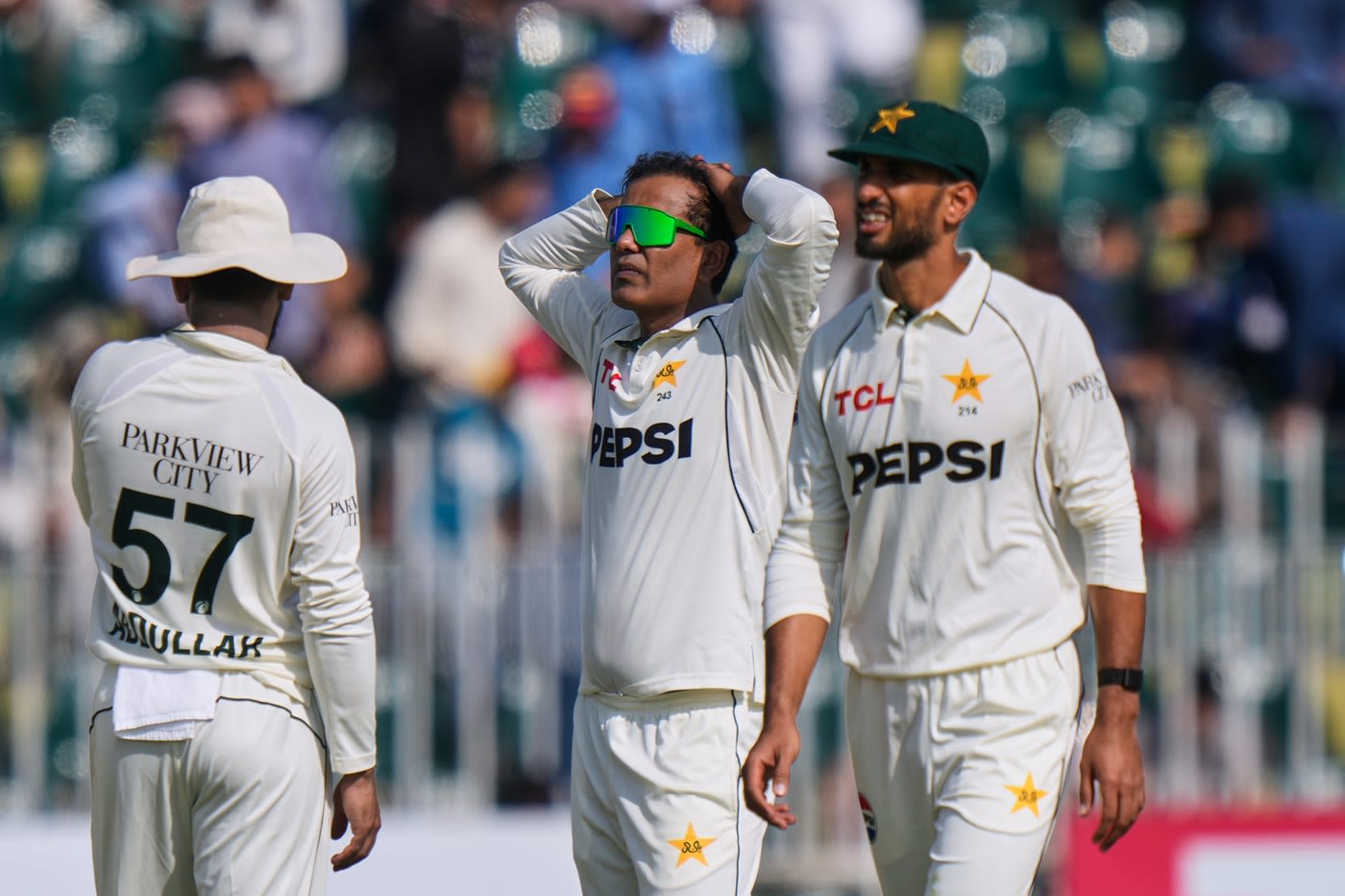 Pakistan lost two of their three reviews pretty early in the first innings