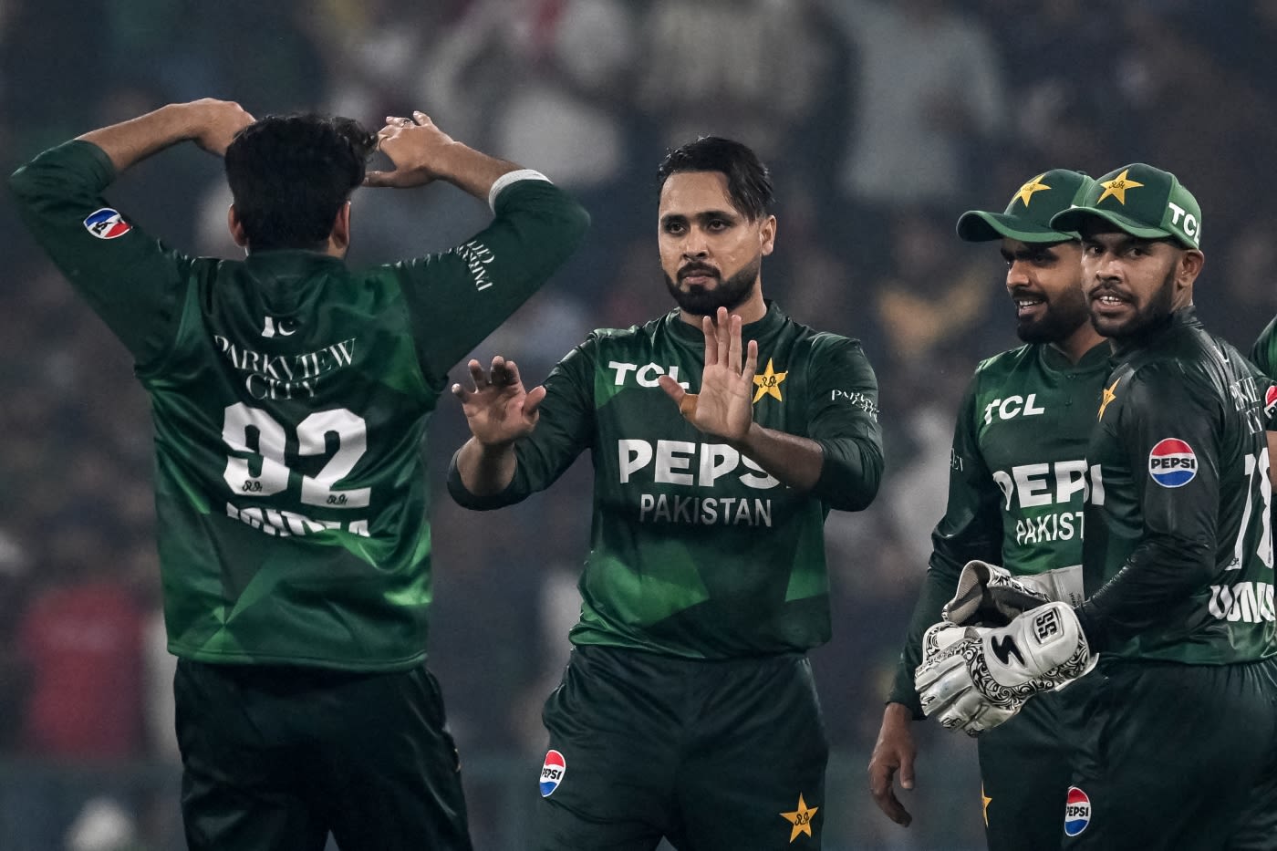 Faheem Ashraf made three key middle-overs strikes, cricket action hd pics