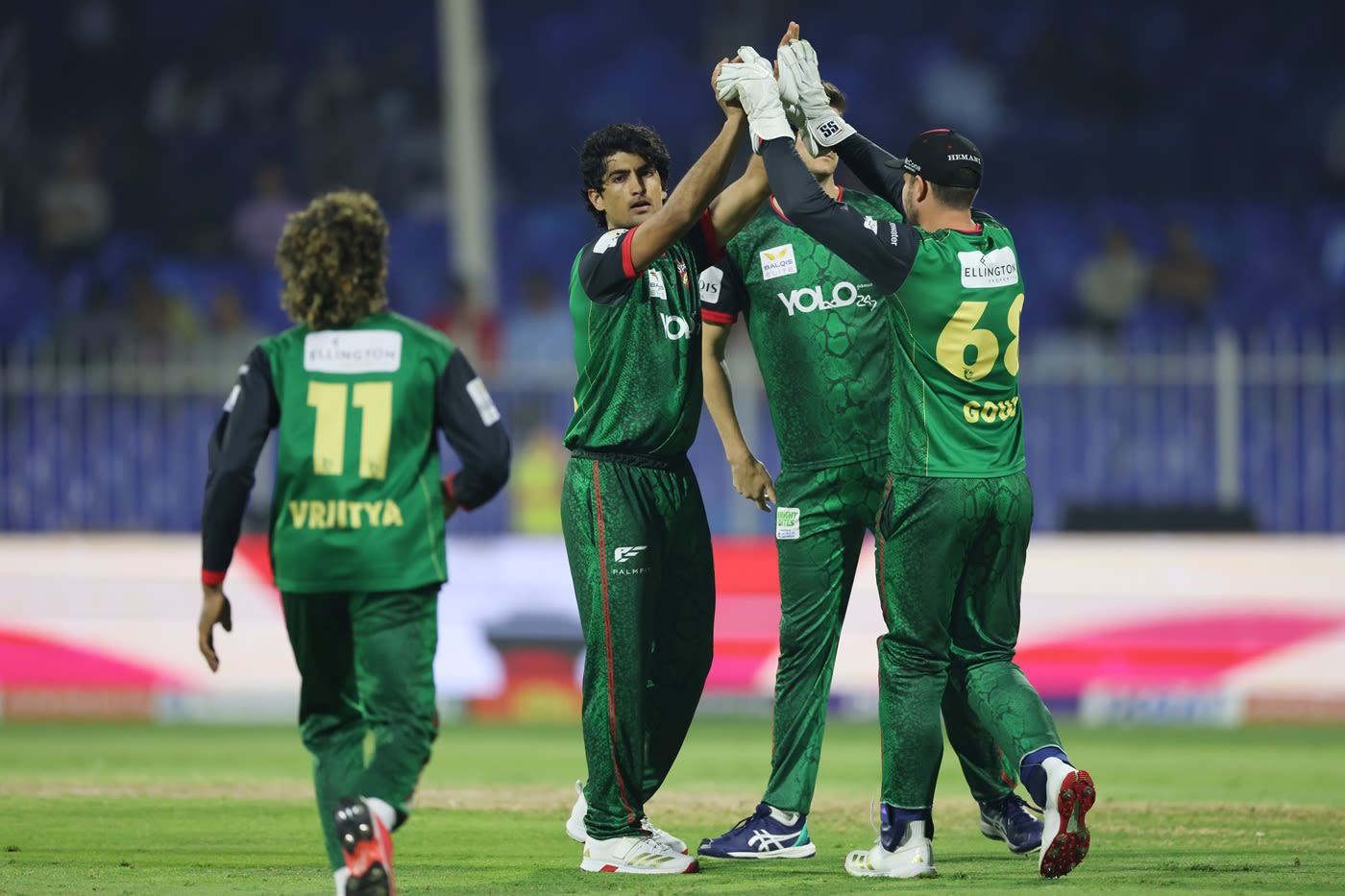 Naseem Shah starred with three wickets, cricket bowling performance pic