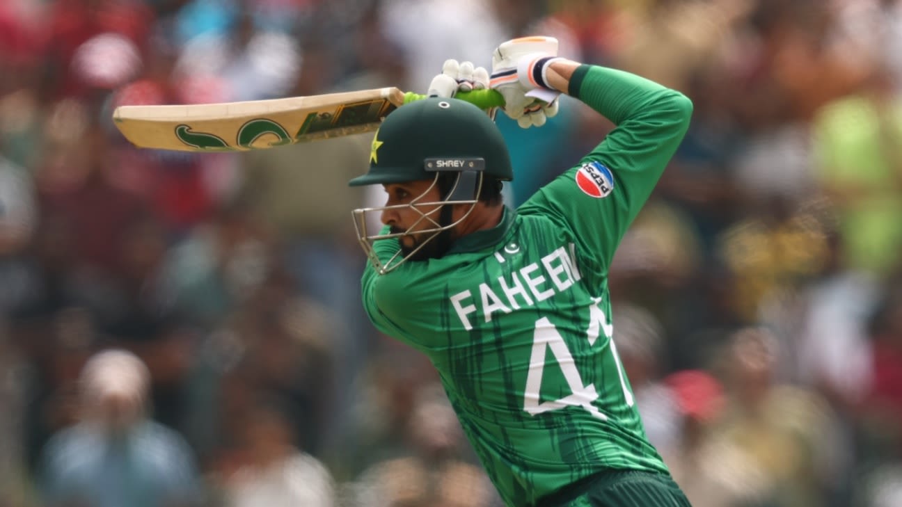 Faheem Ashraf’s Late Blitz Seals Nervy Win for Pakistan in T20 World Cup Opener