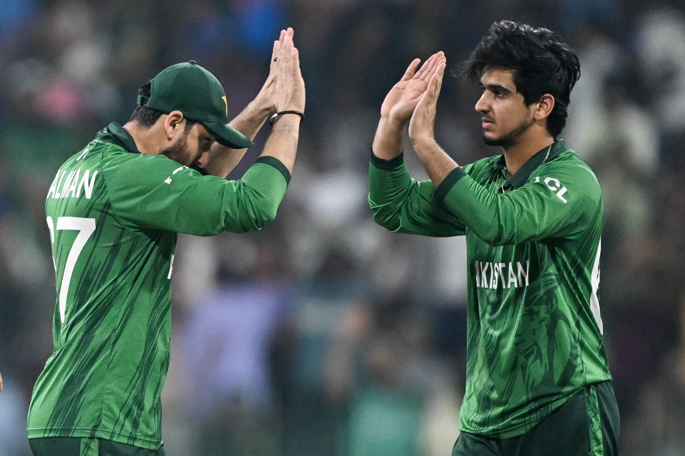 Saim Ayub struck twice in two balls, cricket action hd pics