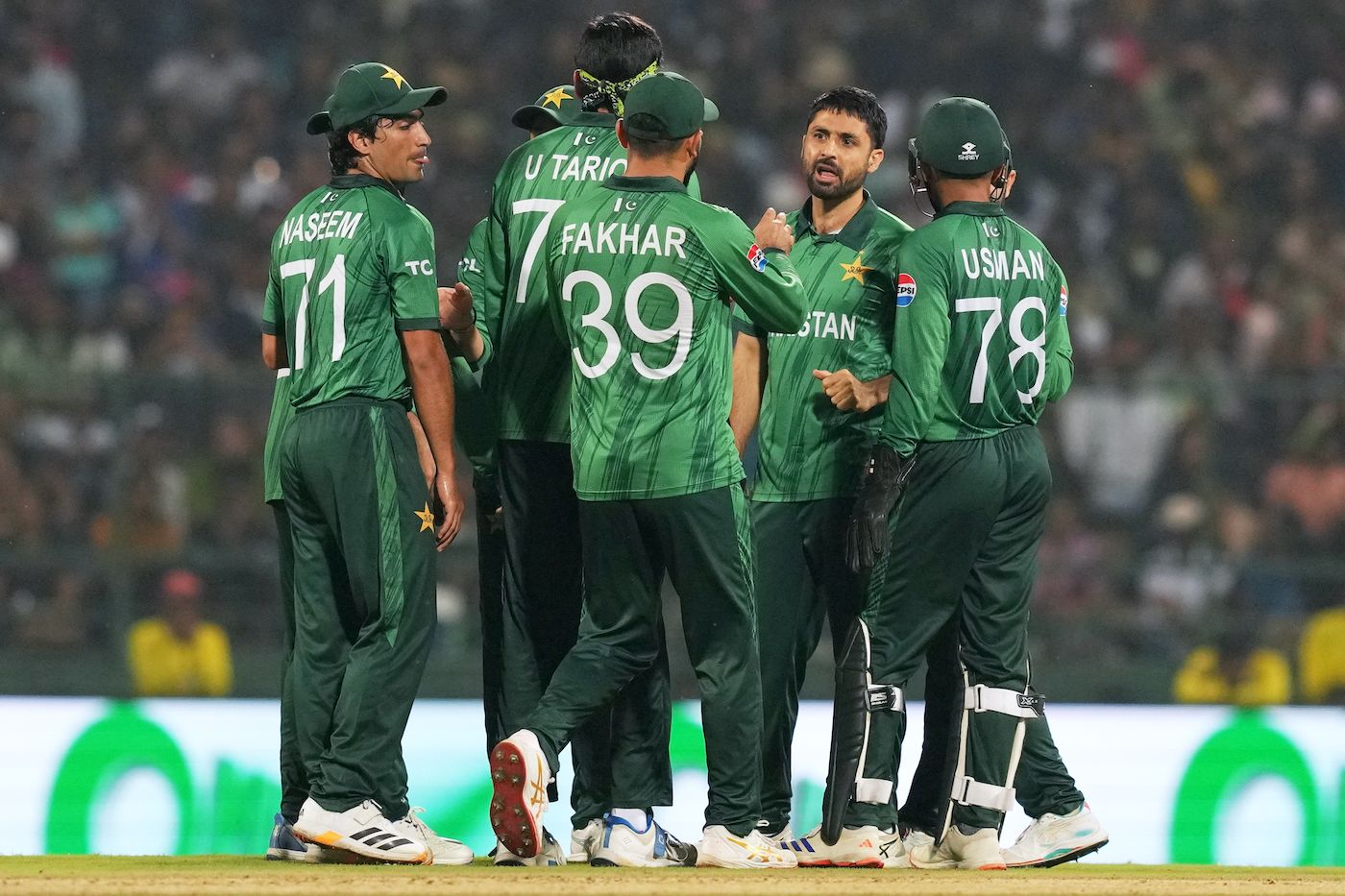 Abrar Ahmed struck with his first ball, cricket moment hd pics