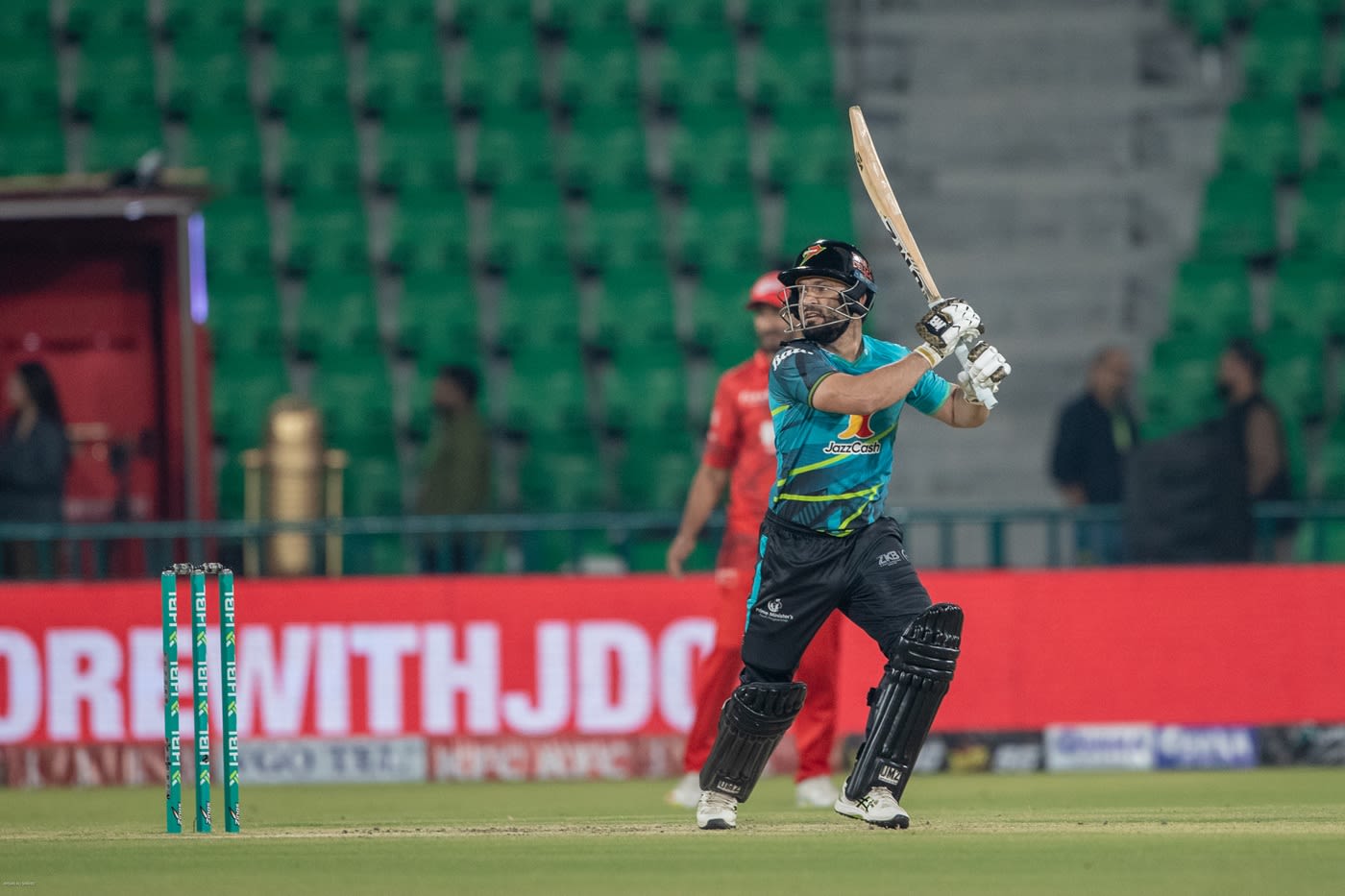 Kamran Ghulam goes over the top for Rawalpindiz, hitting shot, cricket wallpaper