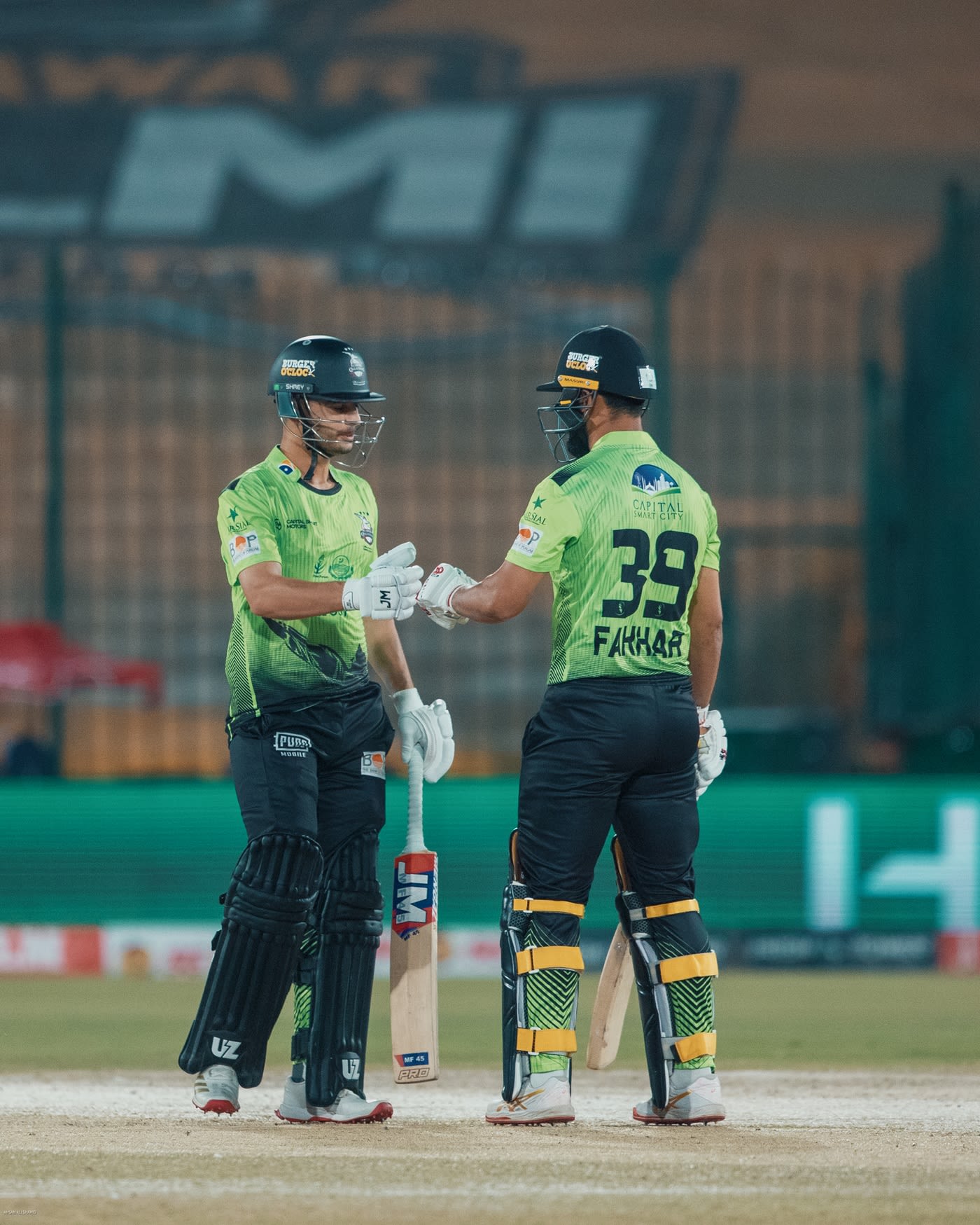 Mohammad Farooq and Fakhar Zaman added 121 for the first wicket, partnership cricket pic