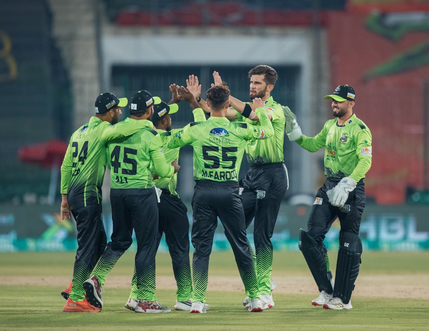 Shaheen Shah Afridi took two wickets in an over
