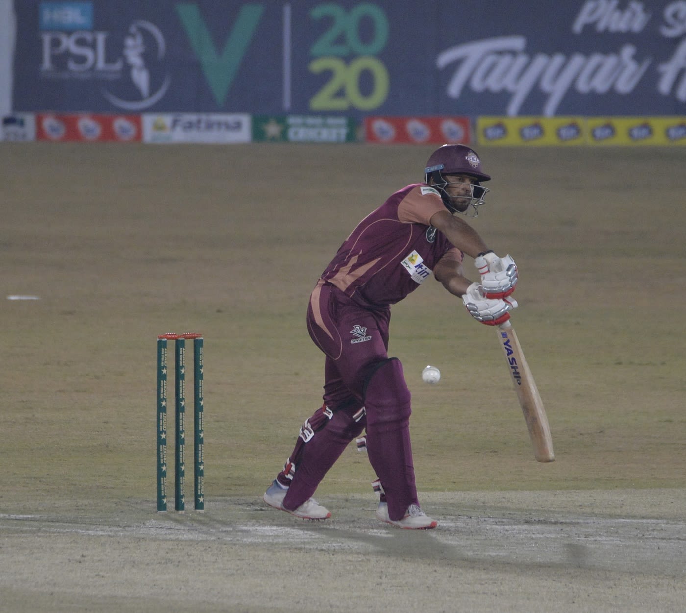 Zeeshan Ashraf was dismissed by Wahab Riaz early on
