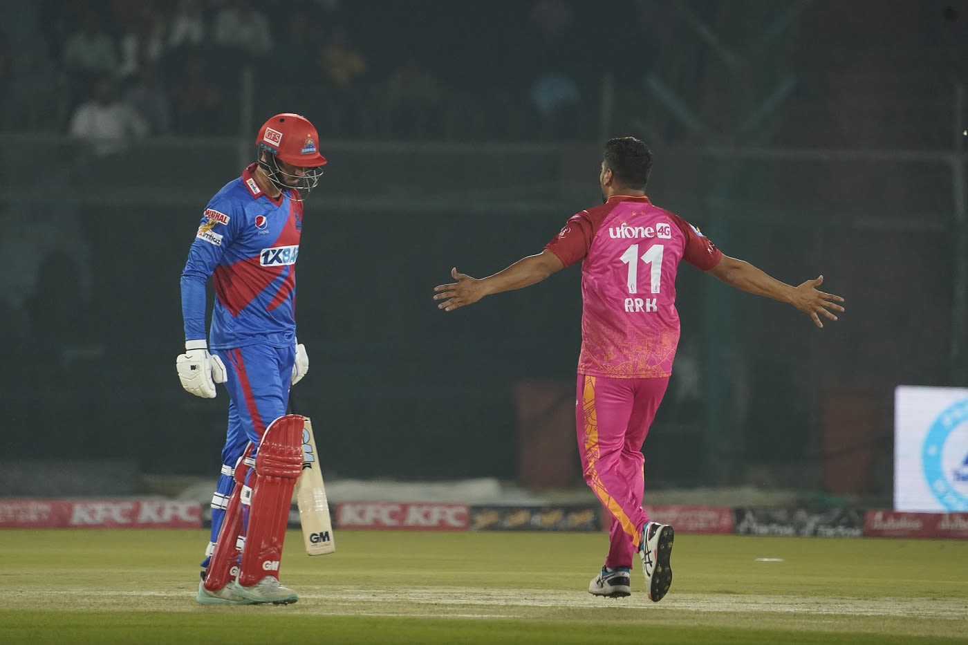 Rumman Raees sent back James Vince in the first over