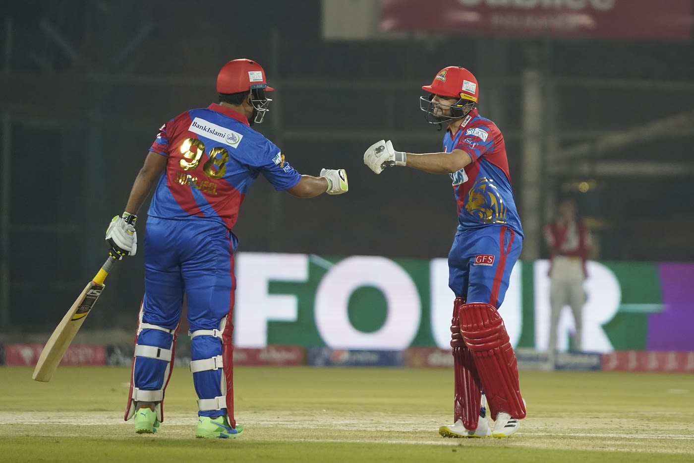 Haider Ali and Sharjeel Khan steadied Kings' innings after losing Vince early