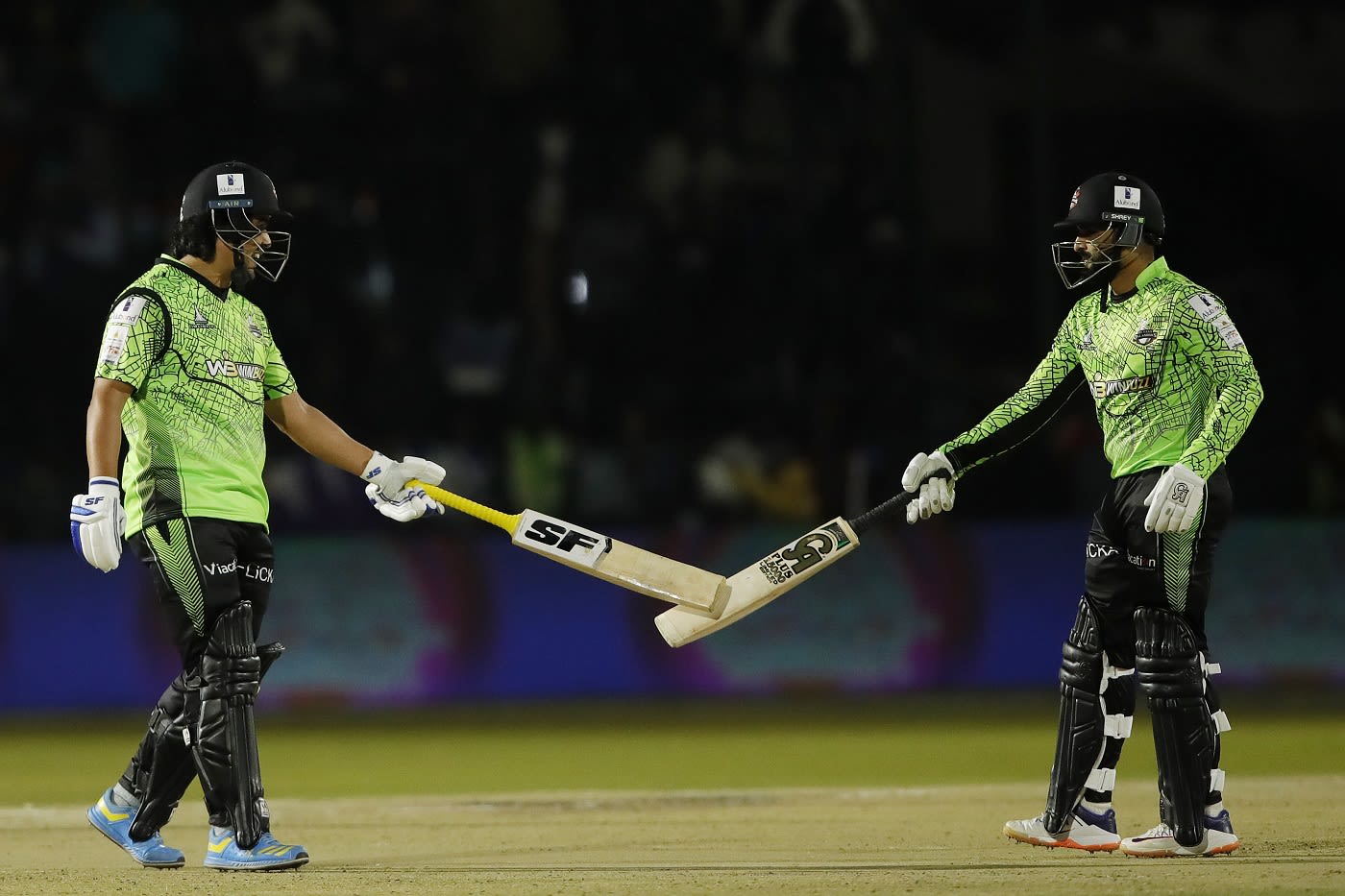 Hazratullah Zazai and Asif Ali had an explosive partnership for Durban Qalandars