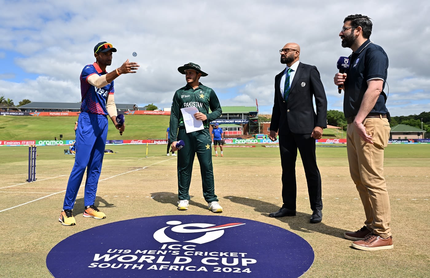 Nepal captain Dev Khanal won the toss as Nepal elected to bat
