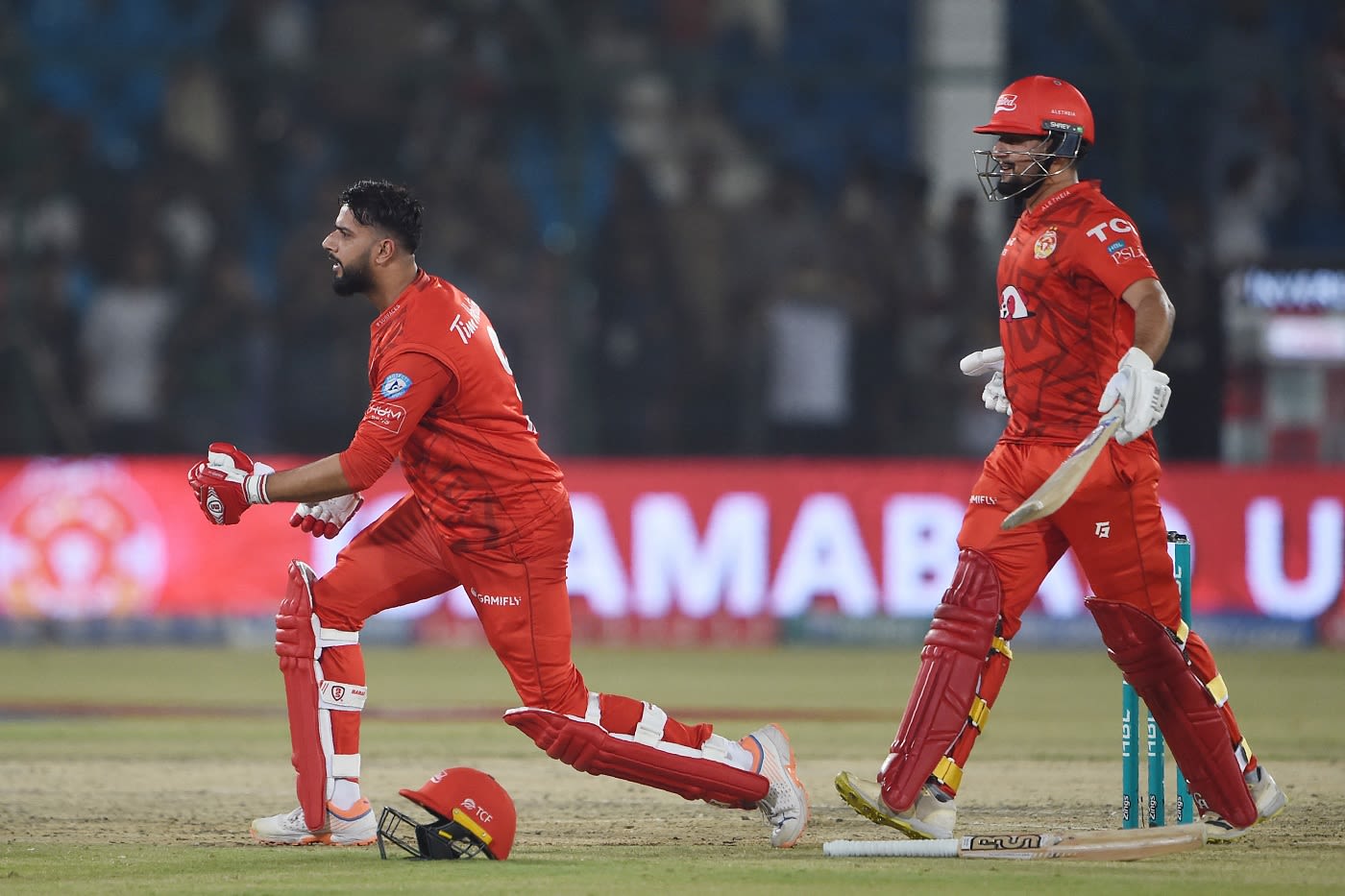 Imad Wasim and Haider Ali added an unbroken 98-run stand for the sixth wicket