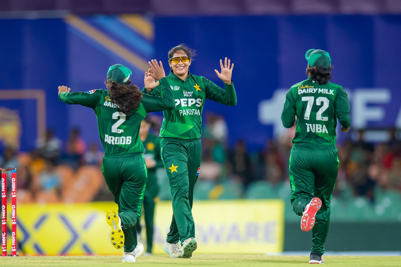 Sadia Iqbal's 4 for 16 kept Pakistan in the game