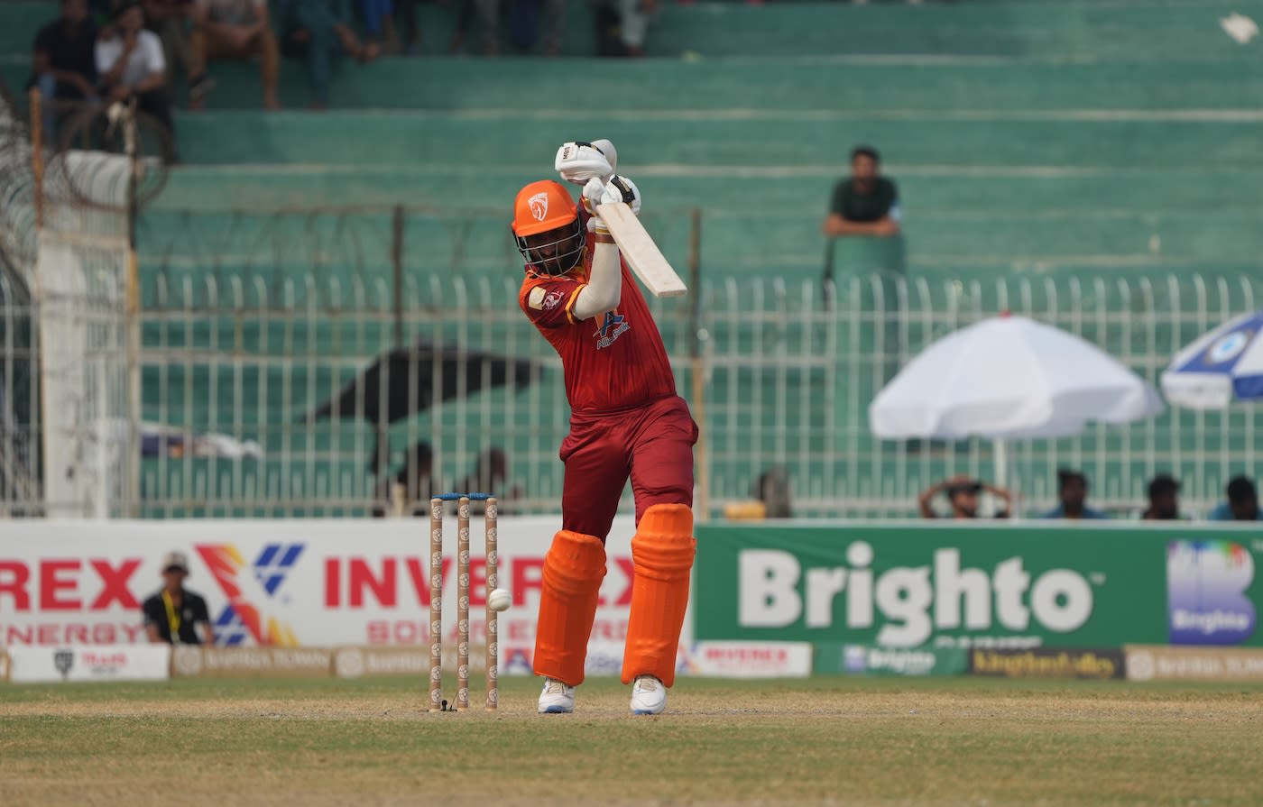 Yasir Khan presents his straight bat