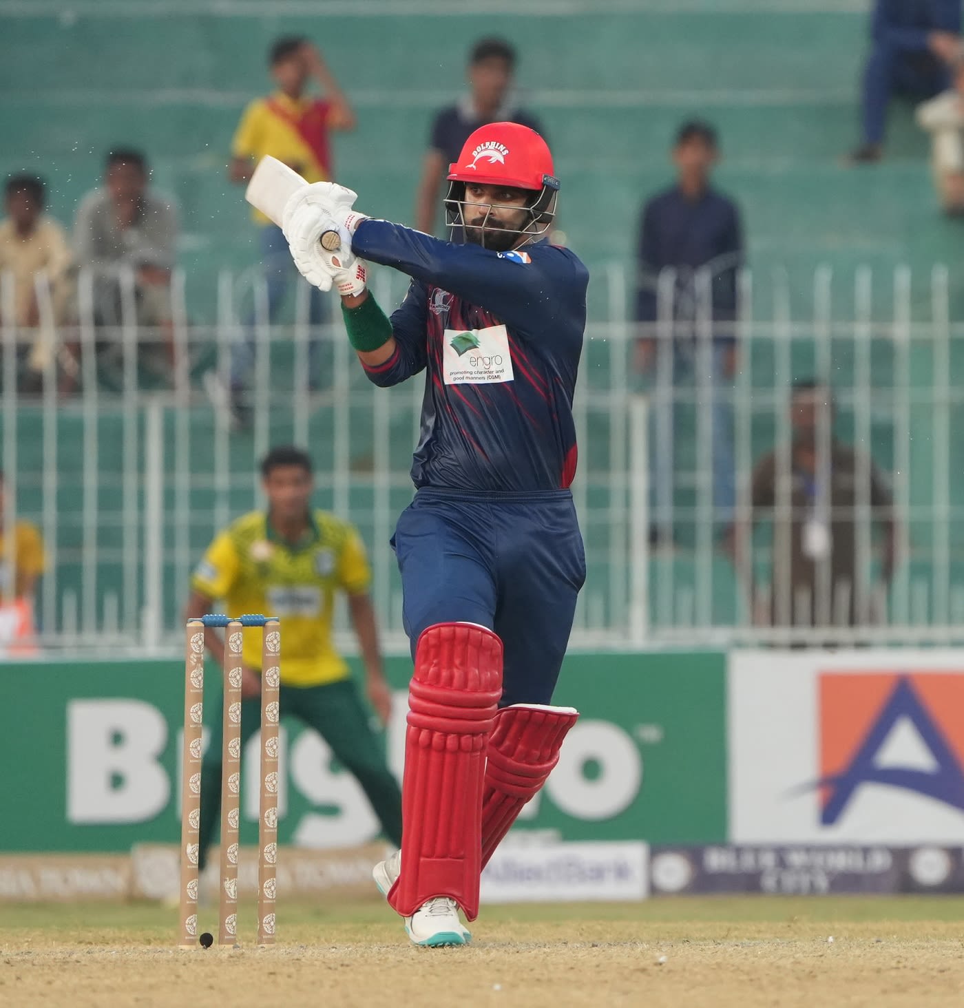 Umar Amin scored a steady fifty before speeding up
