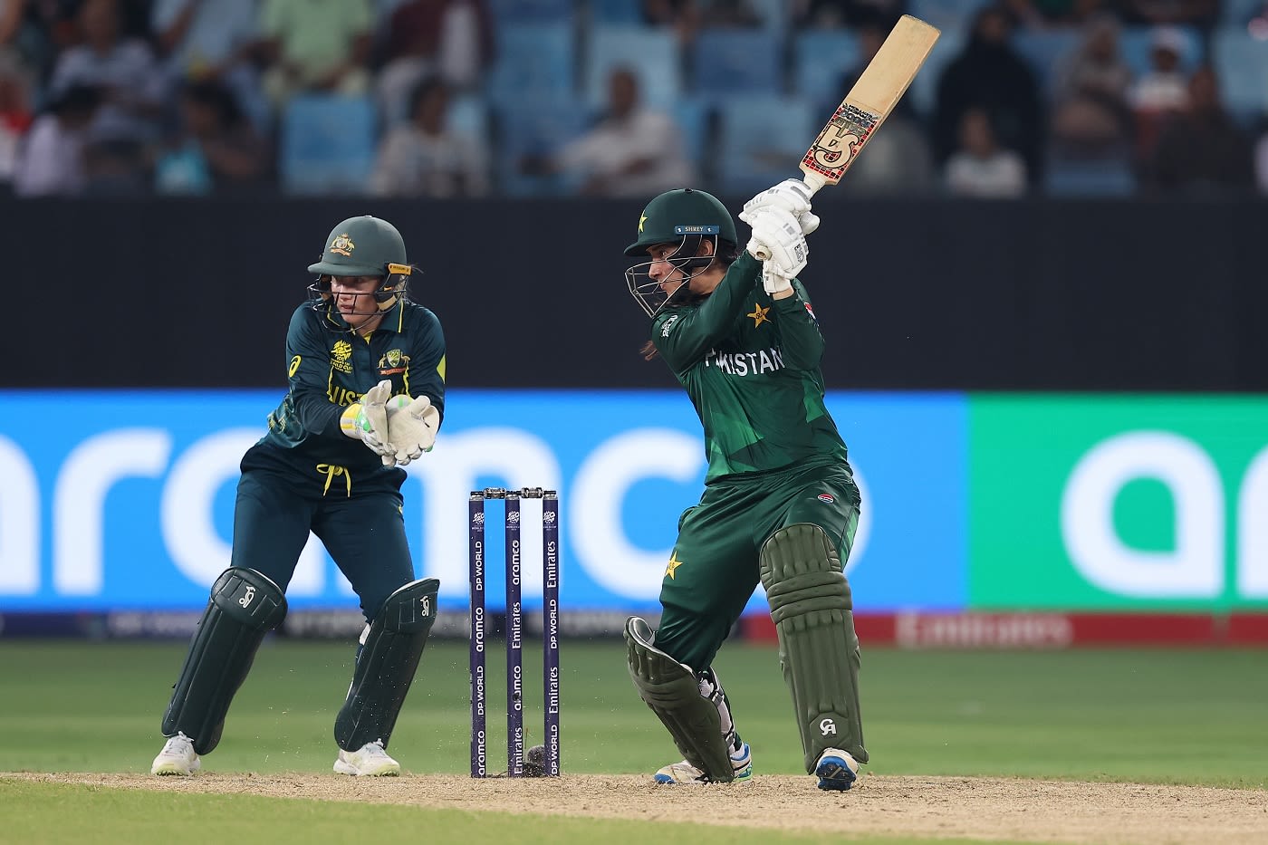 Aliya Riaz ended the boundary drought of the middle overs
