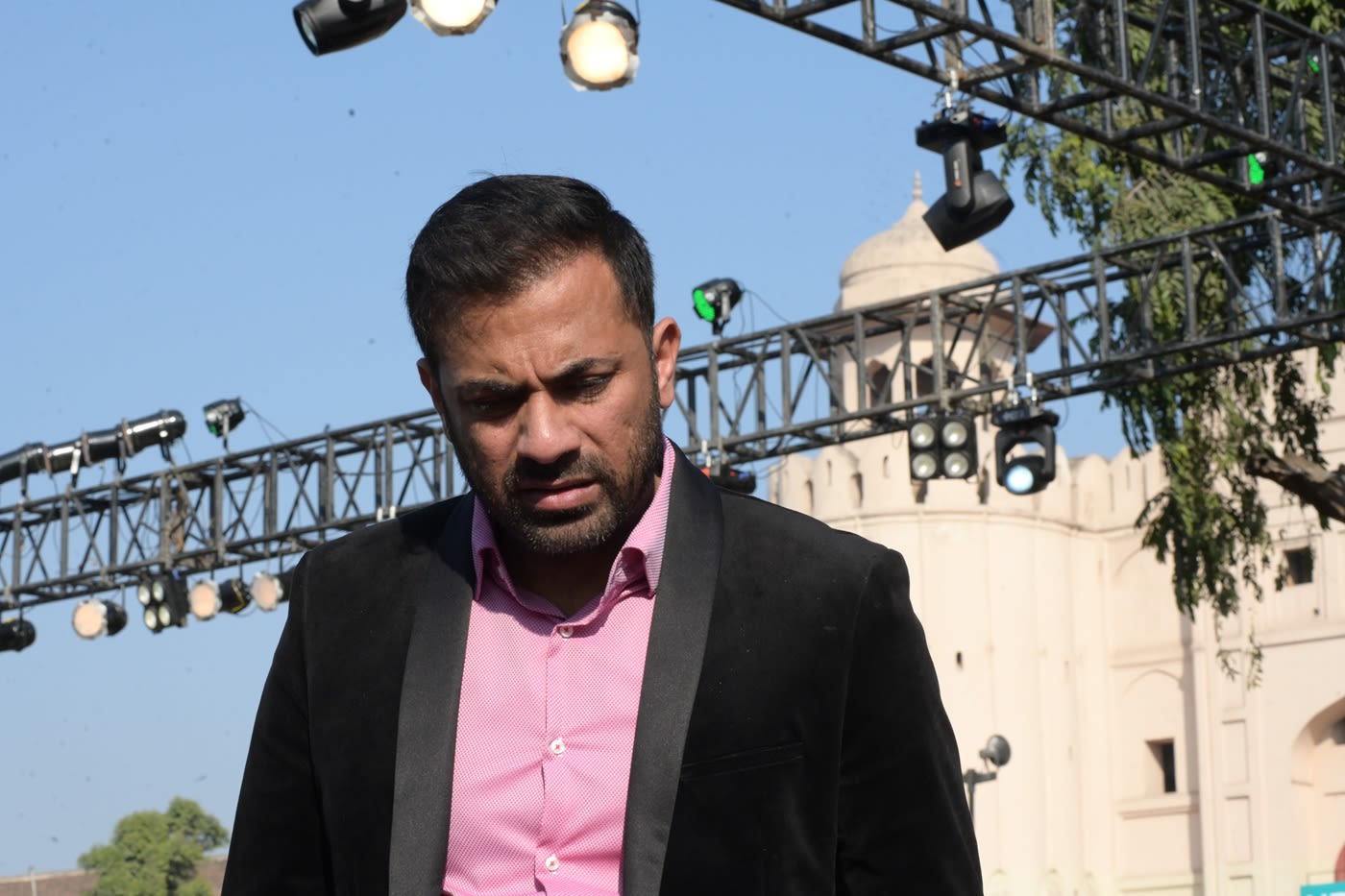 Wahab Riaz arrives at the PSL draft