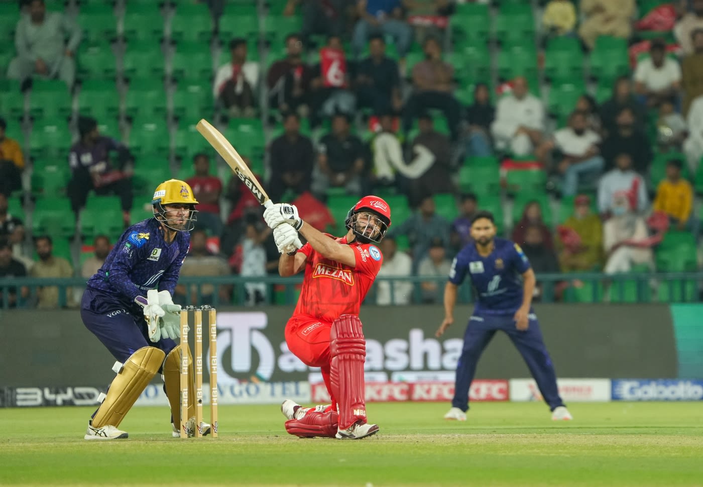Mohammad Nawaz hit five sixes in his 34-ball 49