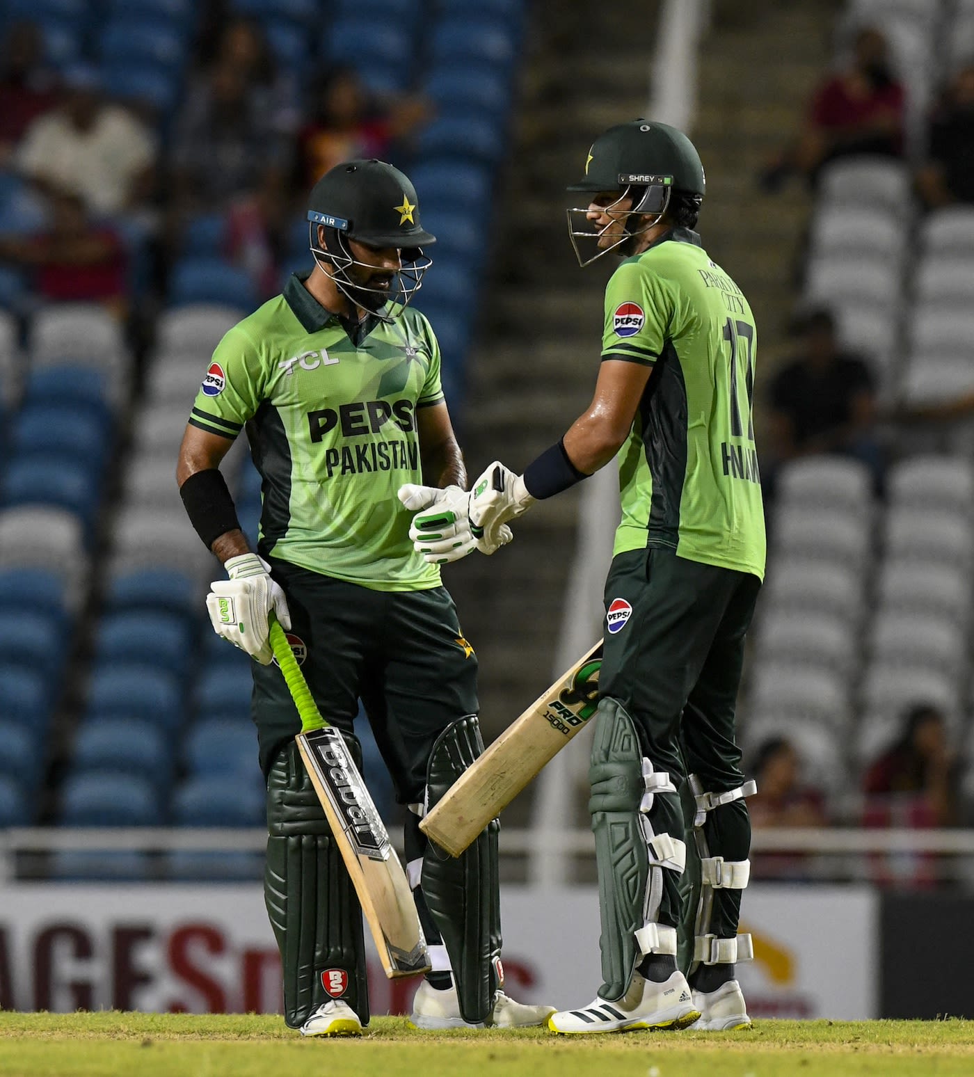 Hasan Nawaz and Hussain Talat put up an unbroken century stand