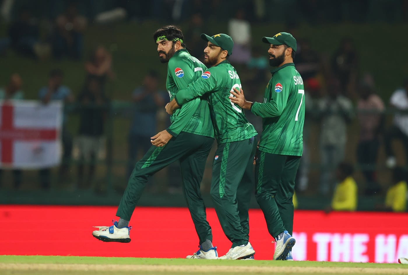 Usman Tariq's first ball brought a wicket