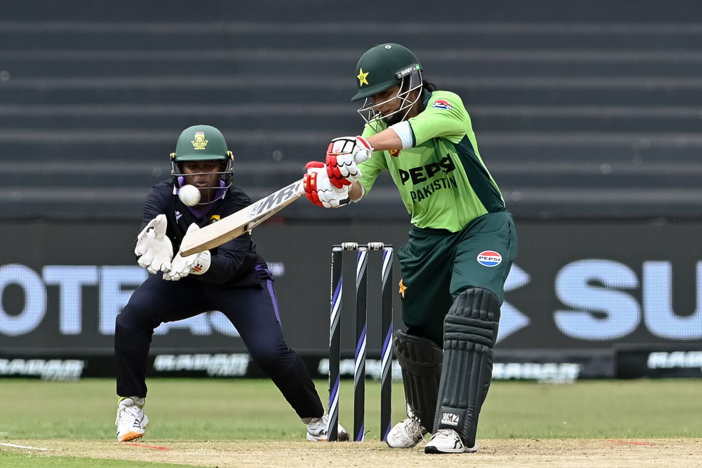 Sadaf Shamas made 97 for Pakistan