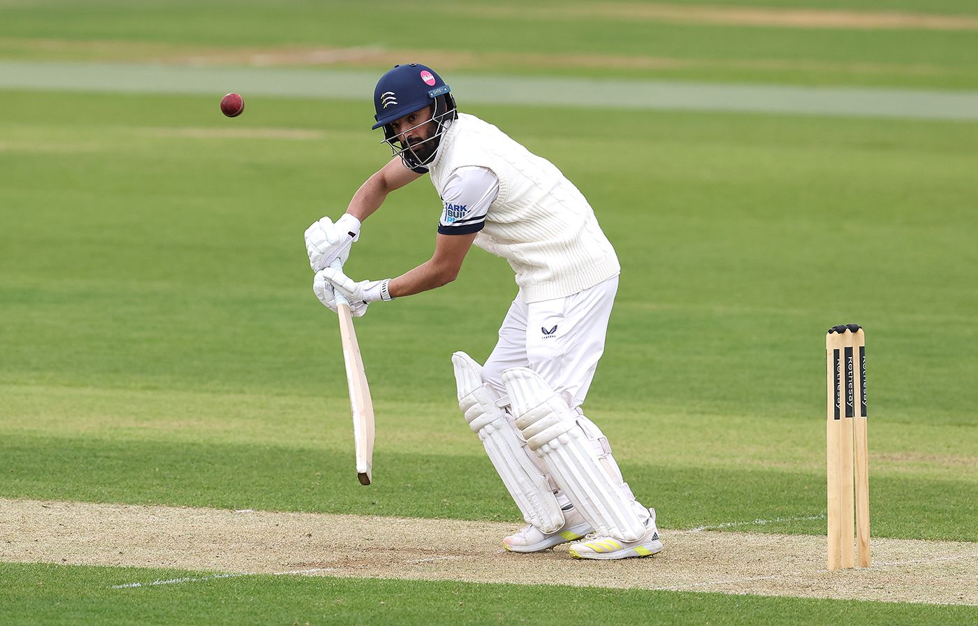 Zafar Gohar steadied Middlesex with 62 not out