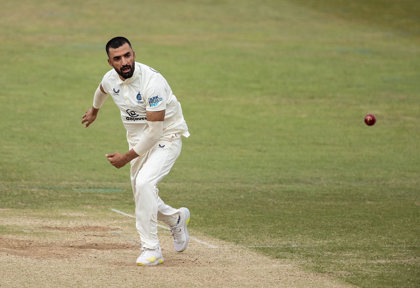 Zafar Gohar in his follow through