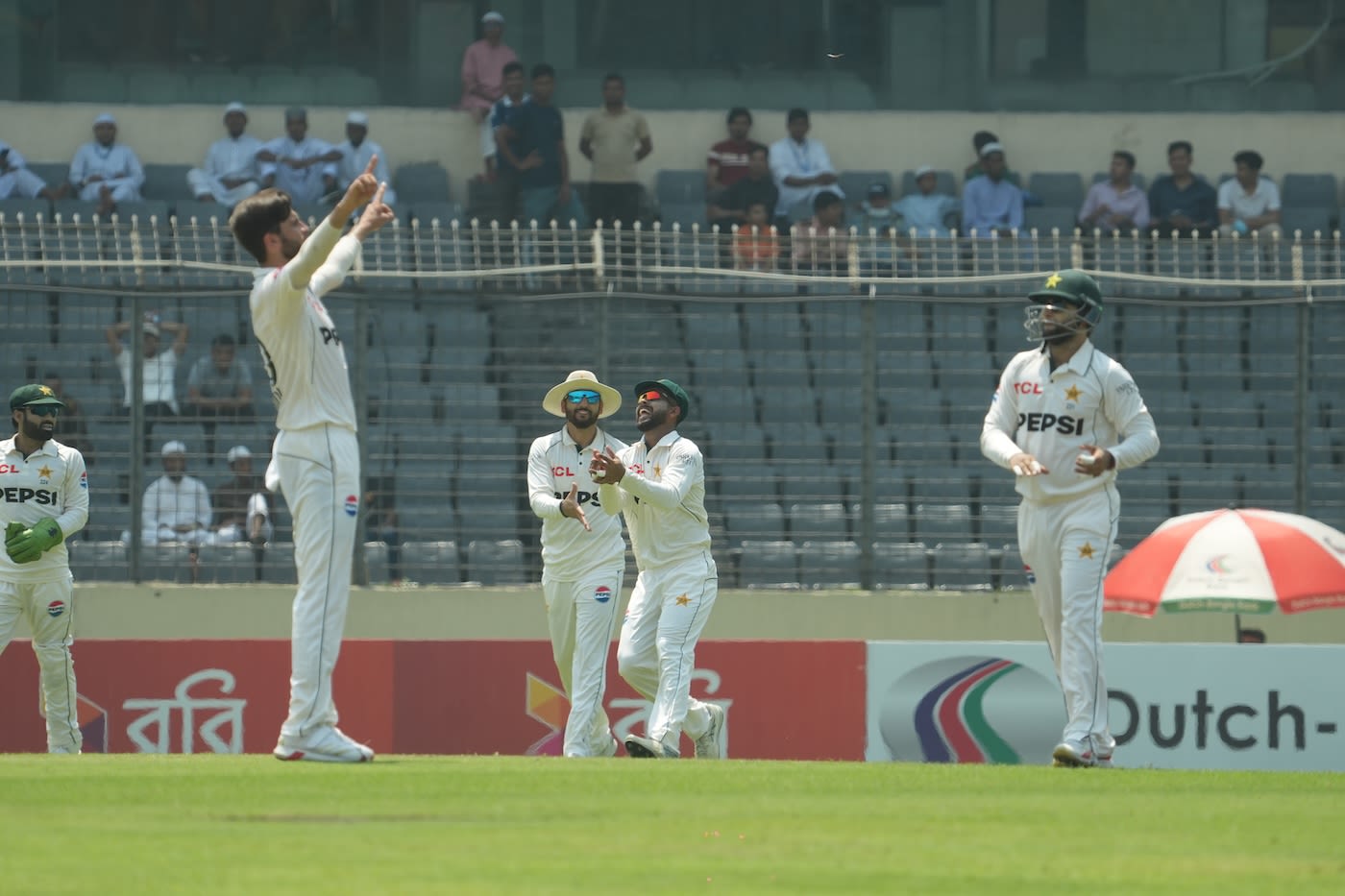 Shaheen Shah Afridi picked up the first wicket